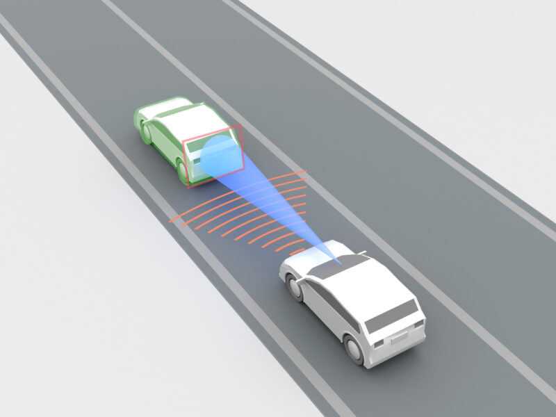 Automatic driving support for millimeter wave radar installation