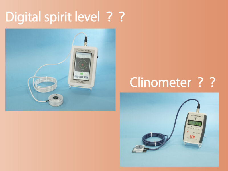 Difference Between a Level (Spirit Level) and an Inclinometer